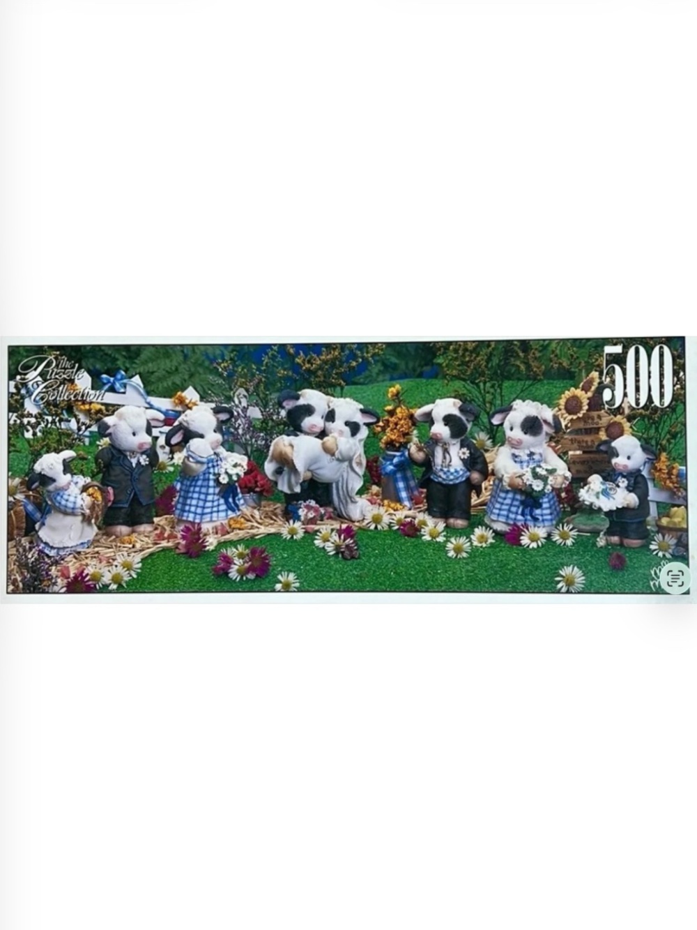 NEW Mary Moo Moos The Weddin Procession Factory Sealed 500 Piece Puzzle 1998